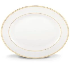 Lenox Federal Gold 13" Oval Serving Platter
