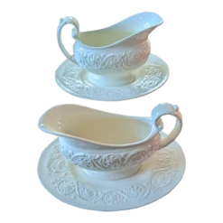 1920s Wedgwood Patrician Gravy Boats - A Pair
