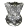 1940's Small Cut Glass Crystal Vase Or Toothpick Holder -Lenox Shop 1940s small cut glass crystal vase or toothpick holder 2583