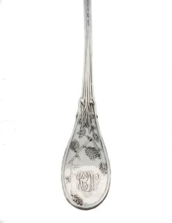 1940s Sterling Silver Ladle Tiffany “Audubon” -Lenox Shop 1940s sterling silver ladle tiffany audubon 4891