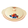1940's Universal Cambridge Potteries Calico Fruit Covered Serving Bowl With Lid -Lenox Shop 1940s universal cambridge potteries calico fruit covered serving bowl with lid 5347