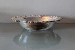 1940s Wallace Baroque Silverplate #200 Large Serving Bowl -Lenox Shop 1940s wallace baroque silverplate 200 large serving bowl 3561