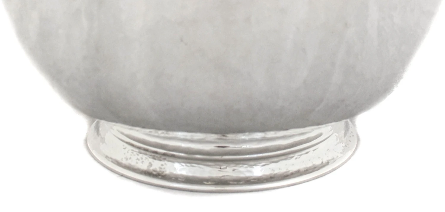 1949 Sterling Silver Hammered Bowl 6 1949 Sterling Silver Hammered Bowl - Image 4