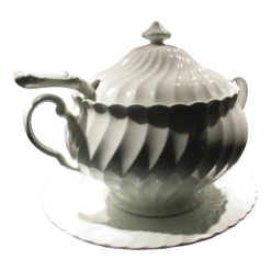 1950s Johnson Brothers Regency Soup Tureen With Ladle And Under Plate