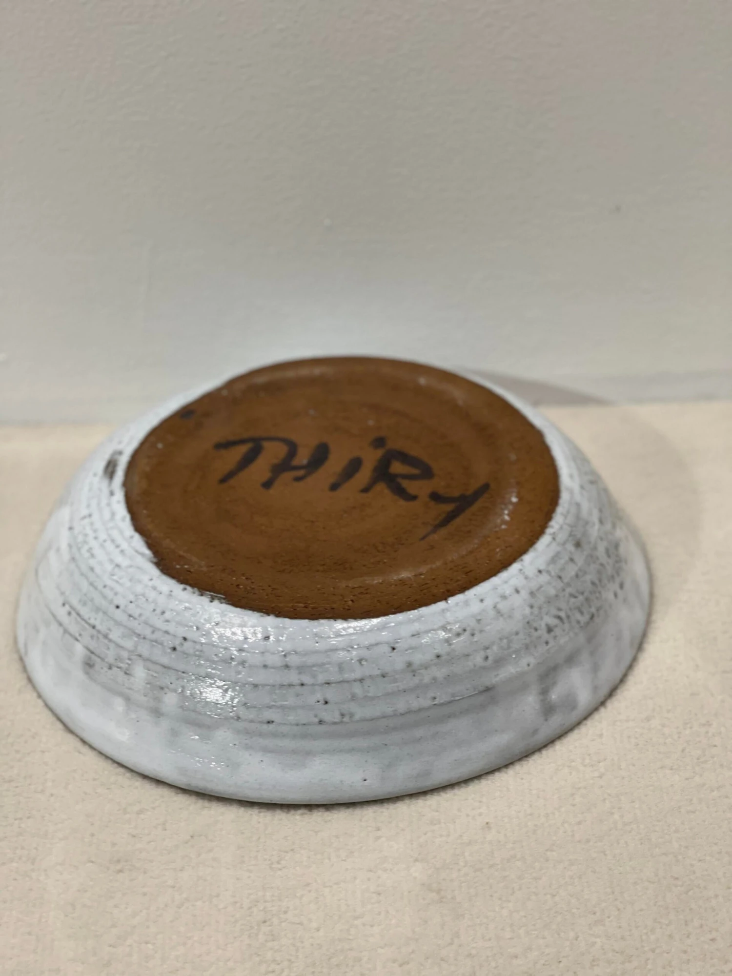 1950s Vallauris Large Blue & White Ceramic Dish 11 1950s Vallauris Large Blue & White Ceramic Dish - Image 9