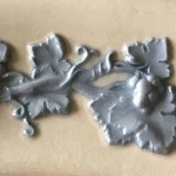 1950s Wedgwood Embossed Queensware Lavender On Cream Chop Plate 18 1950s Wedgwood Embossed Queensware Lavender On Cream Chop Plate -Lenox Shop 1950s wedgwood embossed queensware lavender on cream chop plate 0302