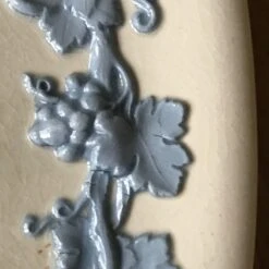 1950s Wedgwood Embossed Queensware Lavender On Cream Chop Plate 15 1950s Wedgwood Embossed Queensware Lavender On Cream Chop Plate -Lenox Shop 1950s wedgwood embossed queensware lavender on cream chop plate 1579