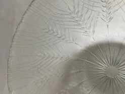 1960s Danish Glass Salad Serving Bowl On Curved Teak Wood Stand 21 1960s Danish Glass Salad Serving Bowl On Curved Teak Wood Stand -Lenox Shop 1960s danish glass salad serving bowl on curved teak wood stand 4234