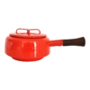 1960s Dansk Kobenstyle Fondue/Sauce Pot With Lid, Red -Lenox Shop 1960s dansk kobenstyle fonduesauce pot with lid red 0004