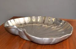 1960s Designed Maritime Shell Serving Plate Food Safe The Wilton Company Armetale Pewter -Lenox Shop 1960s designed maritime shell serving plate food safe the wilton company armetale pewter 0379