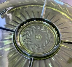 1960s Indiana Glass Green Party Platter 9 1960s Indiana Glass Green Party Platter -Lenox Shop 1960s indiana glass green party platter 1383