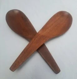1960s Monkey Pod Wood Salad Servers- A Pair 17 1960s Monkey Pod Wood Salad Servers- A Pair -Lenox Shop 1960s monkey pod wood salad servers a pair 1276