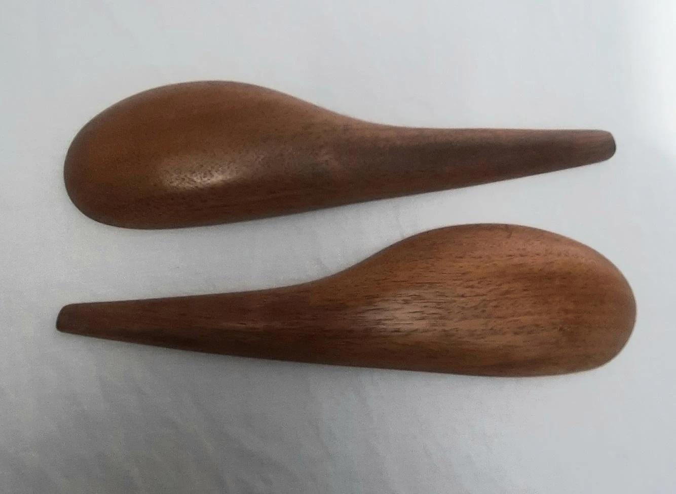 1960s Monkey Pod Wood Salad Servers- A Pair 5 1960s Monkey Pod Wood Salad Servers- A Pair - Image 3