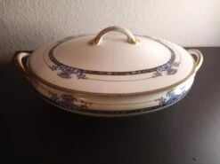 1960s Noritake Hand-Painted Tureen Bowl -Lenox Shop 1960s noritake hand painted tureen bowl 4992