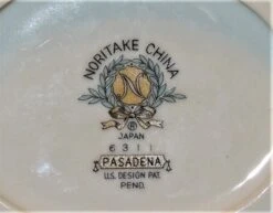 1960s Noritake Pasadena Rose Fine China Gravy Boat With Attached Underplate, #6311 -Lenox Shop 1960s noritake pasadena rose fine china gravy boat with attached underplate 6311 1756