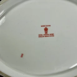 1960s Royal Crown Derby Bone China Paradise Maroon Oval Covered Vegetable Dish -Lenox Shop 1960s royal crown derby bone china paradise maroon oval covered vegetable dish 3630