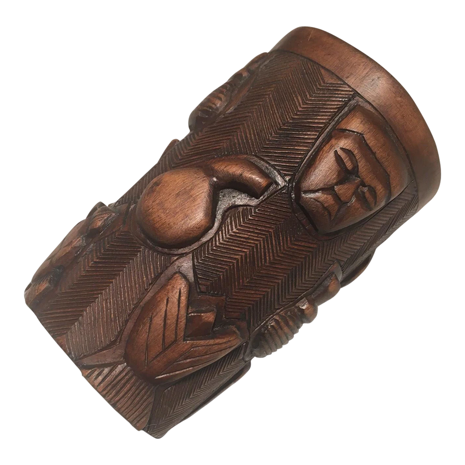 1970s African Wooden Cup 3 1970s African Wooden Cup