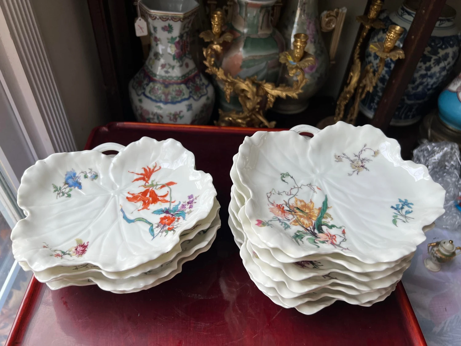 1970s Signed Haviland Limoges France Floral Pattern Dishes, 11 Pieces 9 1970s Signed Haviland Limoges France Floral Pattern Dishes, 11 Pieces - Image 7