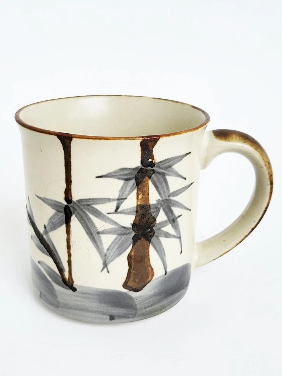 1970s Vintage Stoneware Coffee Cups- Set Of 4 5 1970s Vintage Stoneware Coffee Cups- Set Of 4 - Image 3