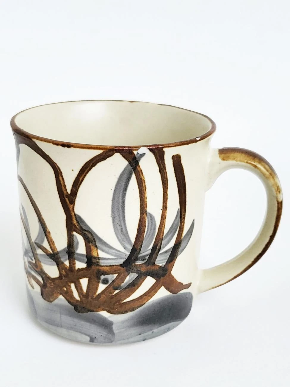 1970s Vintage Stoneware Coffee Cups- Set Of 4 8 1970s Vintage Stoneware Coffee Cups- Set Of 4 - Image 6