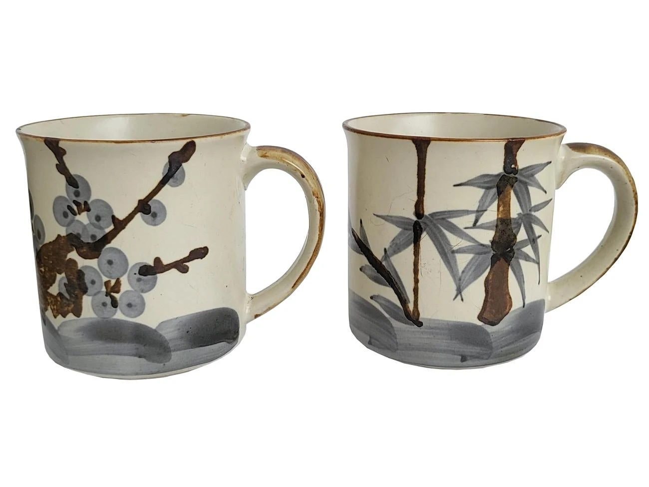 1970s Vintage Stoneware Coffee Cups- Set Of 4 11 1970s Vintage Stoneware Coffee Cups- Set Of 4 - Image 9