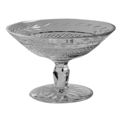 1970s Waterford Vintage Cut Crystal Compote - Glandore Pattern