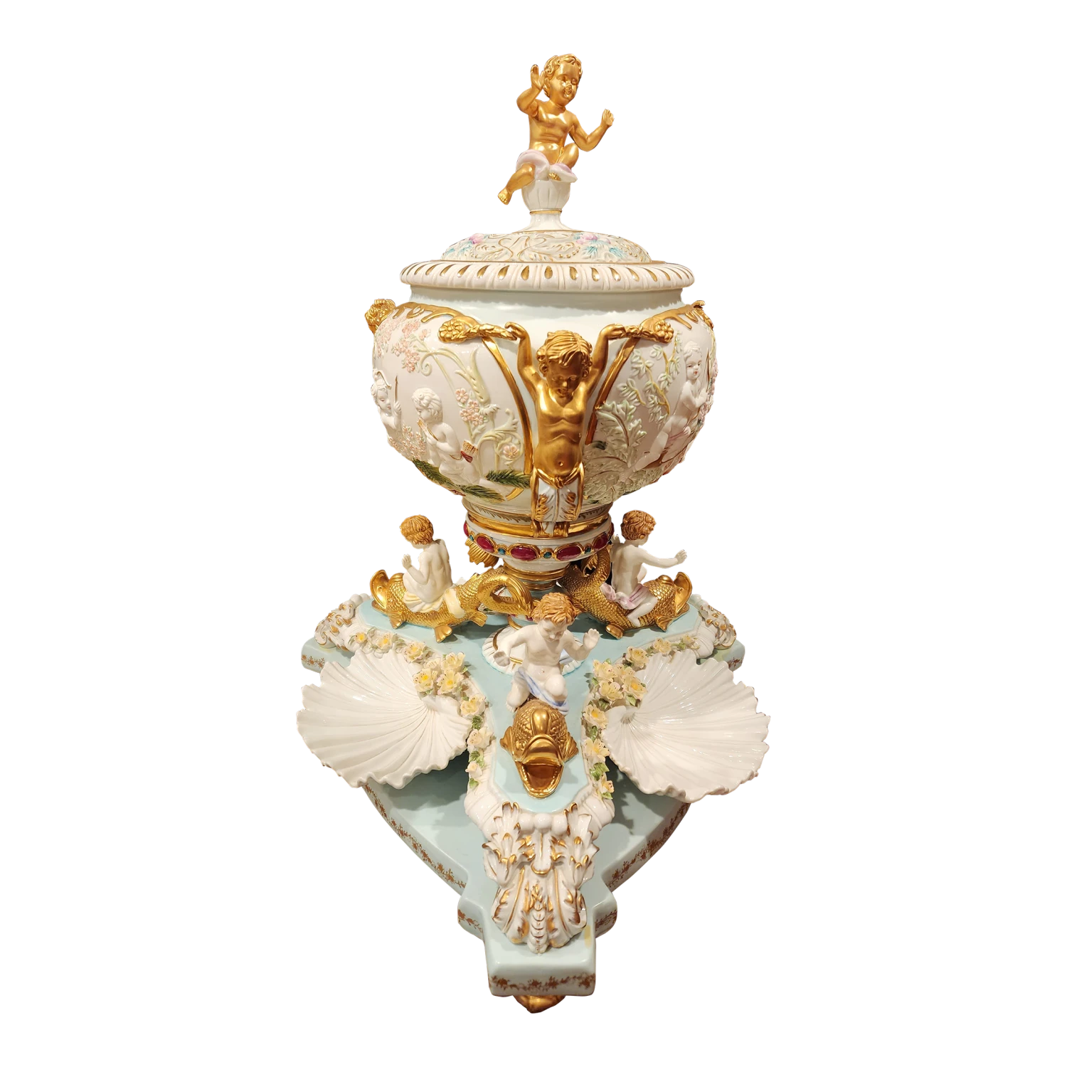 1980s Capodimonte Soup Tureen 3 1980s Capodimonte Soup Tureen