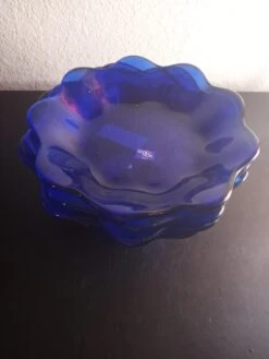 1980s Studio Nova Italy Cobalt Blue Ruffled Bowls- Set Of 6 17 1980s Studio Nova Italy Cobalt Blue Ruffled Bowls- Set Of 6 -Lenox Shop 1980s studio nova italy cobalt blue ruffled bowls set of 6 1020