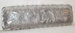 1990s Arthur Court Cast Aluminum Repousse Bunnies Rectangle Serving Platter Tray -Lenox Shop 1990s arthur court cast aluminum repousse bunnies rectangle serving platter tray 0272