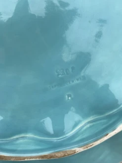 19th Century Majolica Aqua Shell Oyster Platter Sarreguemines -Lenox Shop 19th century majolica aqua shell oyster platter sarreguemines 6895