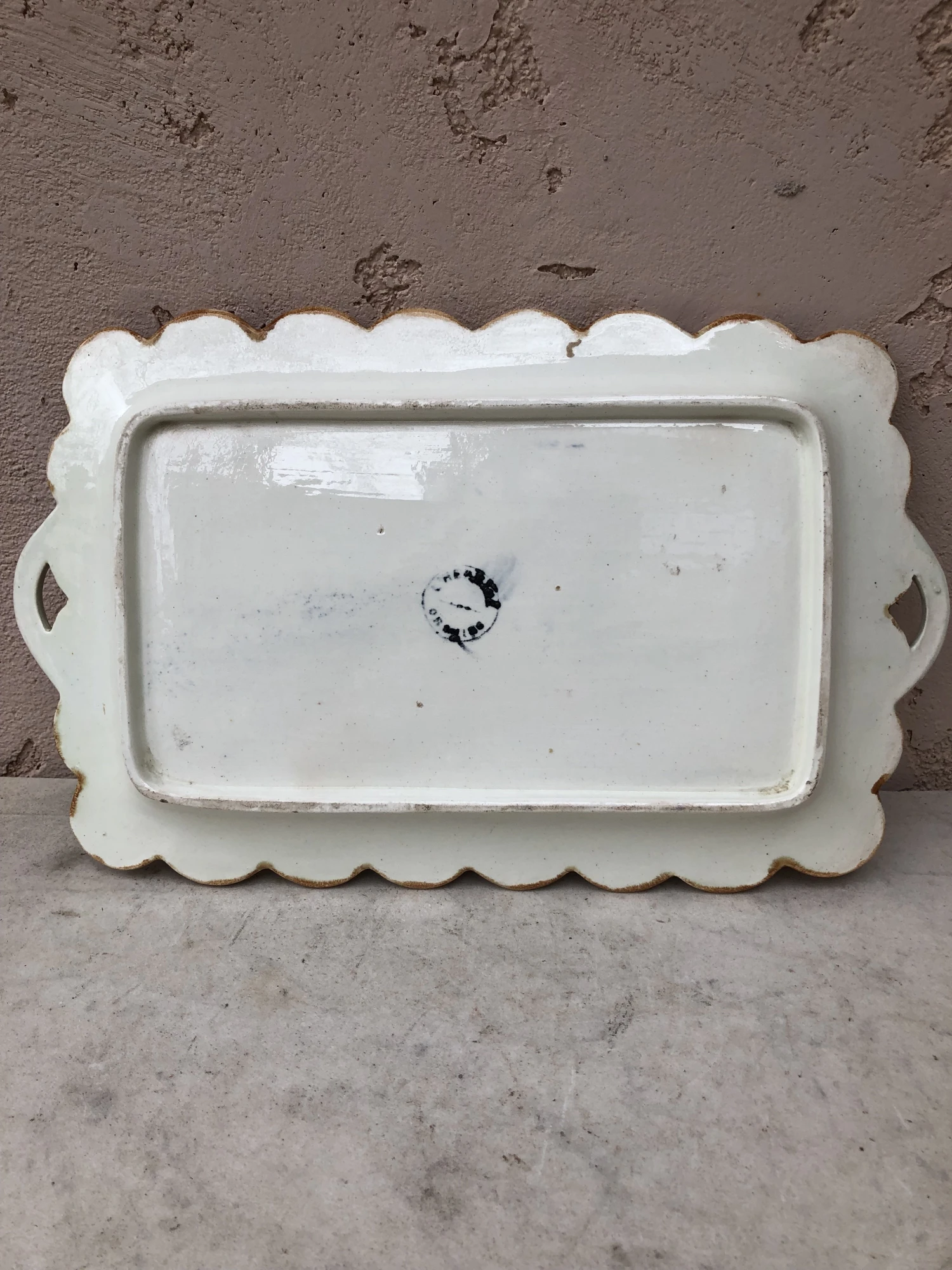 19th Century Majolica Asparagus Tureen Orchies 7 19th Century Majolica Asparagus Tureen Orchies - Image 5