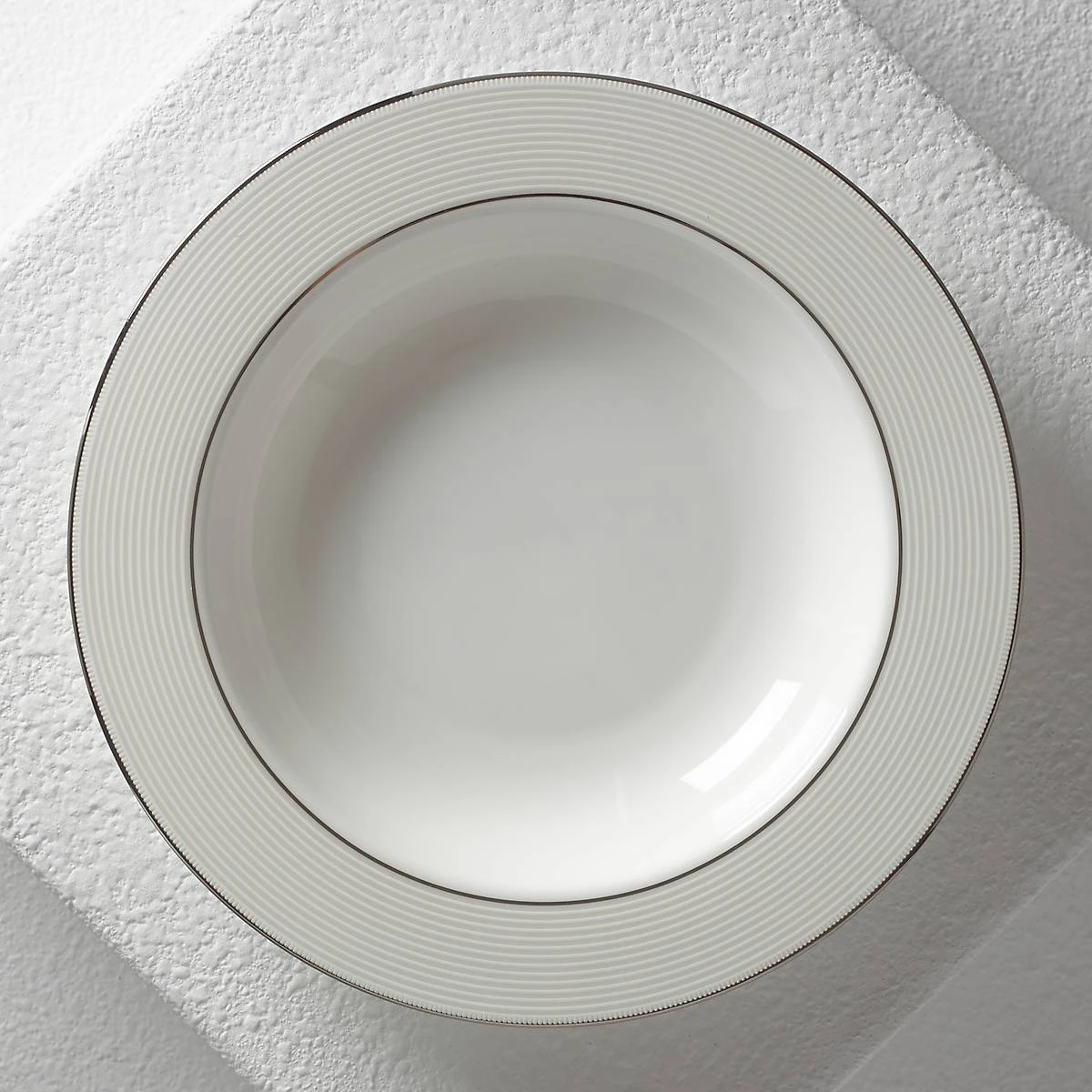 Lenox Opal Innocence Stripe Rimmed Bowl 5 Lenox Opal Innocence Stripe Rimmed Bowl - Image 3