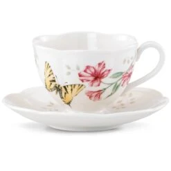 Lenox Butterfly Meadow Swallowtail Cup And Saucer