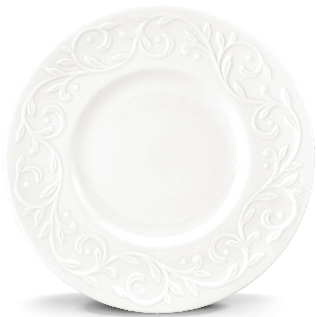 Lenox Opal Innocence Carved 4-pc 7" Dessert Plate Set 4 Lenox Opal Innocence Carved 4-pc 7" Dessert Plate Set - Image 2