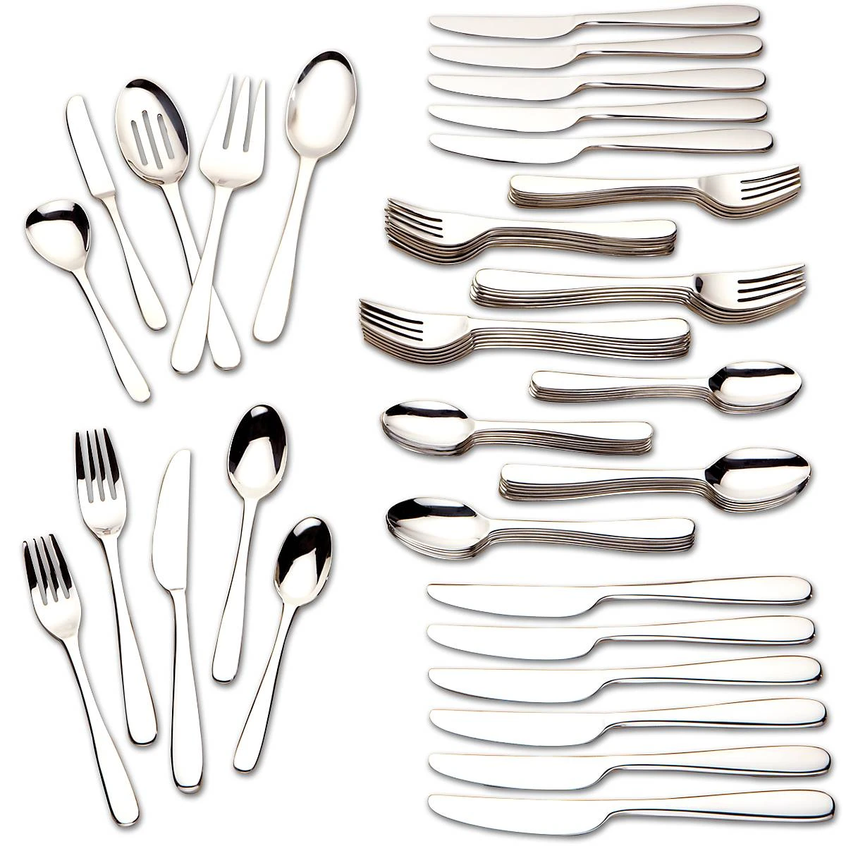 Lenox Stratton 65-Piece Flatware Set 3 Lenox Stratton 65-Piece Flatware Set