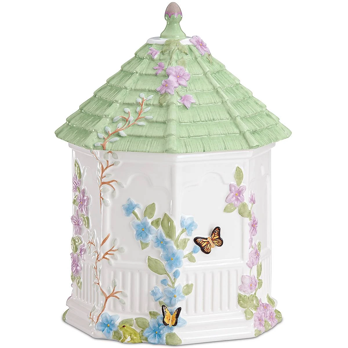 Lenox Butterfly Meadow Figural Cookie Jar 5 Lenox Butterfly Meadow Figural Cookie Jar - Image 3