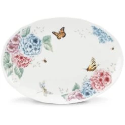 Lenox Butterfly Meadow Hydrangea 16" Oval Platter -Lenox Shop 841009 wHR 185dc036 8b0f 4bf5 bb38 83e3a9923509