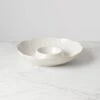 Lenox French Perle White Chip And Dip Tray -Lenox Shop 847560 w10