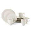 Lenox French Perle 12-Piece Plate & Mug Dinnerware Set -Lenox Shop 852578 wHR