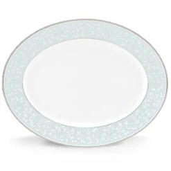 Lenox Opal Innocence Blue 13" Oval Serving Platter