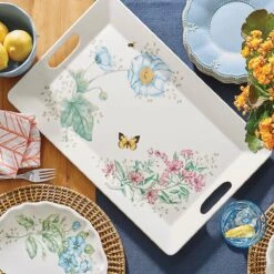 Lenox Butterfly Meadow Melamine Handled Serving Tray -Lenox Shop 855601 w1 443f94a9 7ae0 4cc6 a481 9c8314a373f3