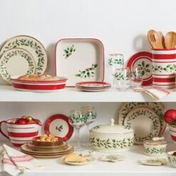 Lenox Hosting The Holidays Cheese Plate & Knife Set -Lenox Shop 863652 w11