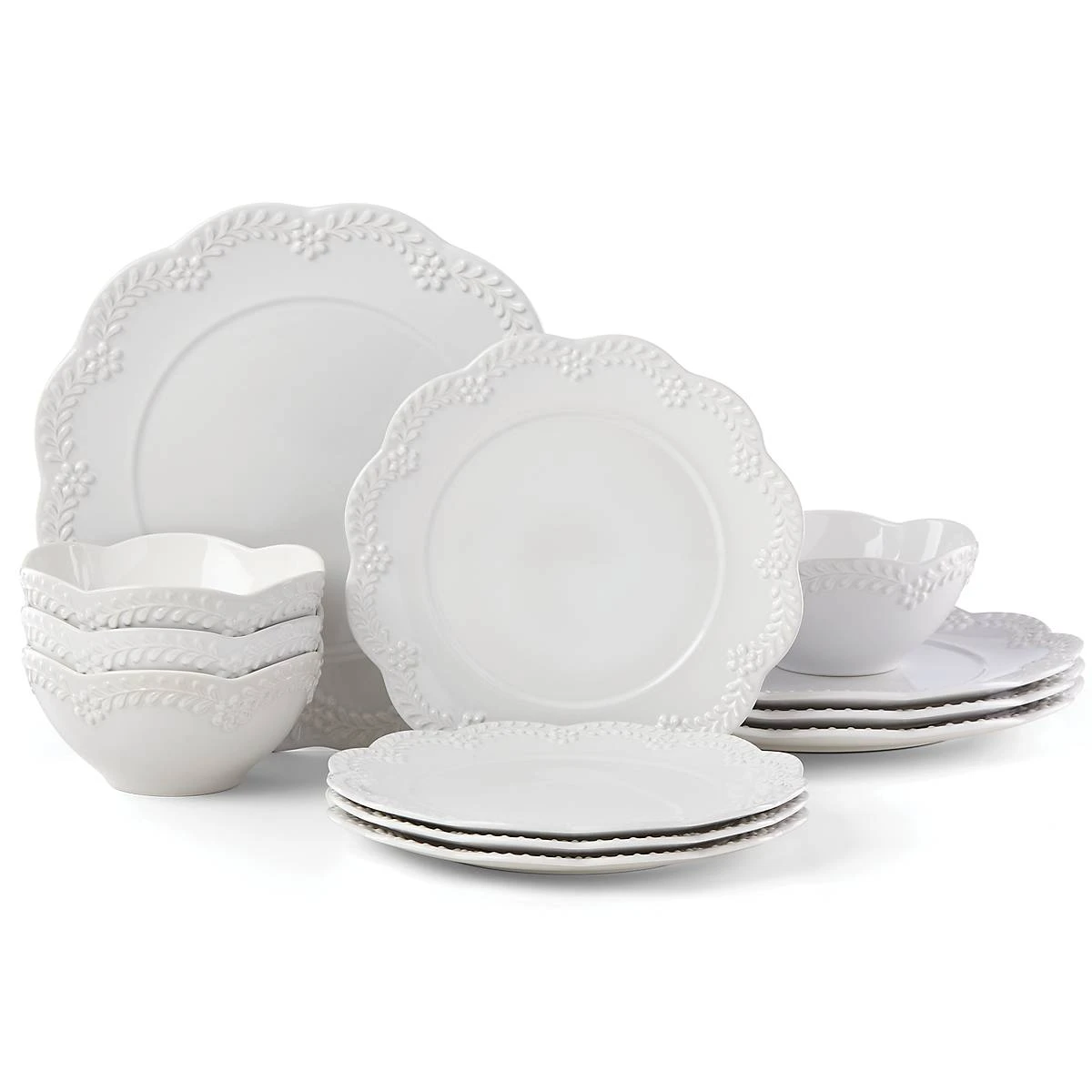 Lenox Chelse Muse Floral 12-Piece Dinnerware Set 3 Lenox Chelse Muse Floral 12-Piece Dinnerware Set