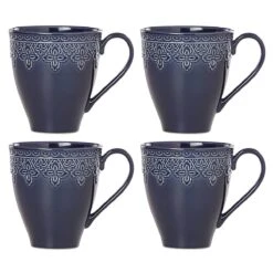 Lenox Chelse Muse Fleur ™ 4pc Mug Set -Lenox Shop 886309 wHR