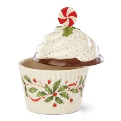 Lenox Hosting The Holidays Bakeshop Cupcake Candy Dish -Lenox Shop 886642 w1 49555942 580b 46d5 954a f214bb37a623