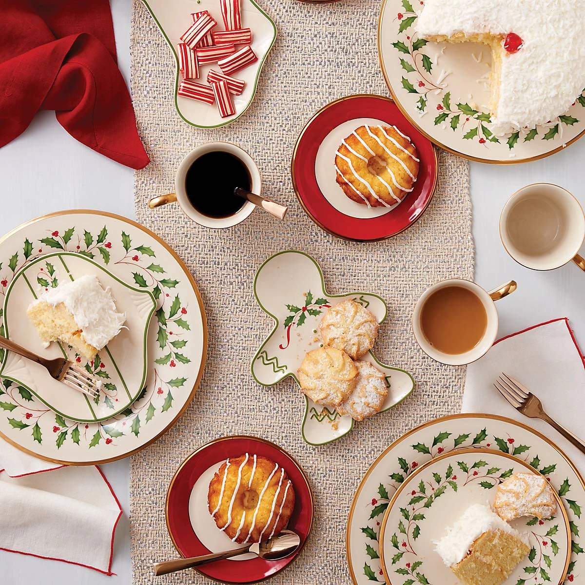 Lenox Holiday Gingerbread Man Accent Plate 7 Lenox Holiday Gingerbread Man Accent Plate - Image 5