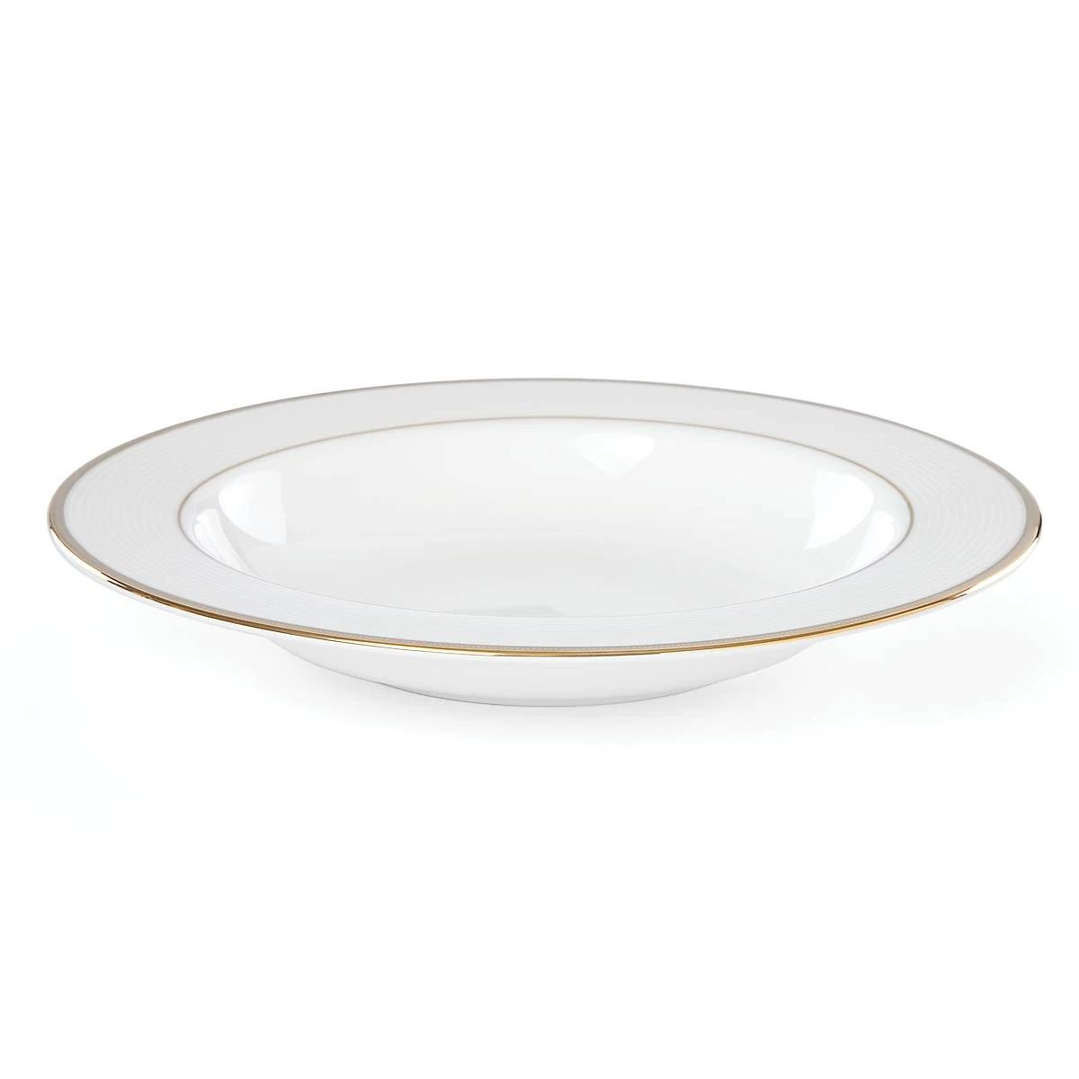 Lenox Opal Innocence Stripe Rimmed Bowl 7 Lenox Opal Innocence Stripe Rimmed Bowl - Image 5