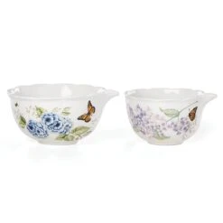 Lenox Butterfly Meadow 2-Piece Nesting Bowl Set -Lenox Shop 888261 wHR