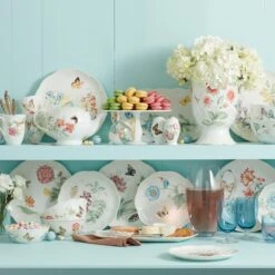 Lenox Butterfly Meadow Salt & Pepper Shakers -Lenox Shop 888265 w15