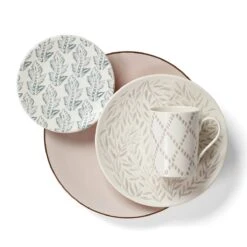 Lenox Textured Neutrals 4-piece Accent Plate Set -Lenox Shop 890125 w1
